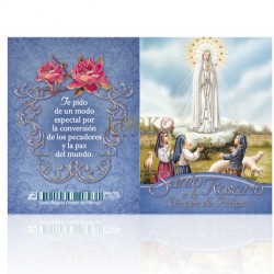 LC72 Santo Rosario (Virgen de Fátima) PLATA