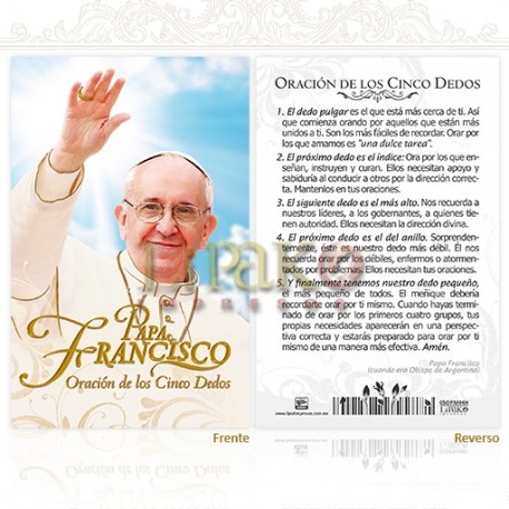 Papa Francisco (oración de los cinco dedos)