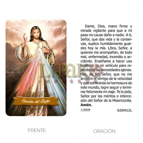Oración del Chofer